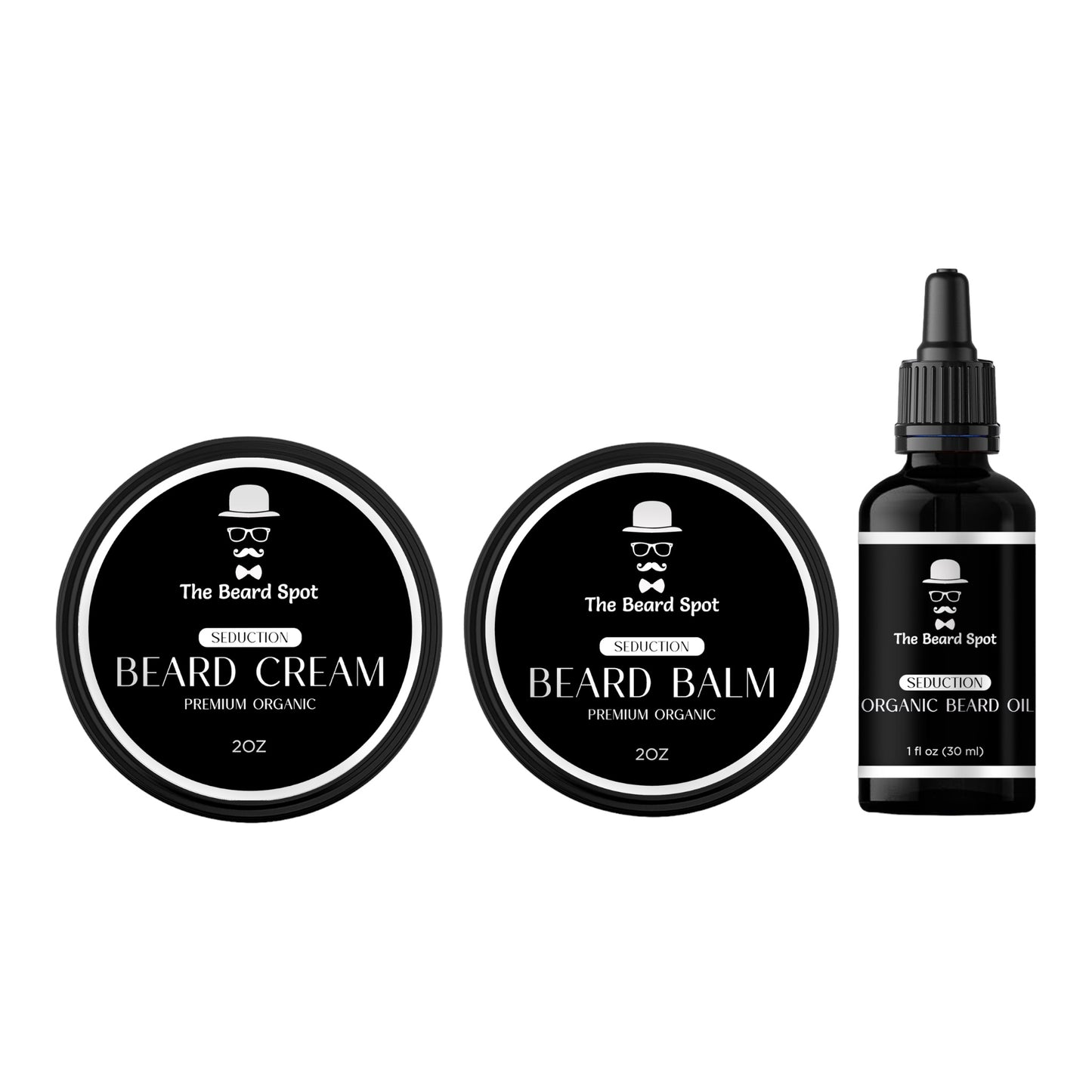 Seduction Beard Oil  Balm & Cream Bundle
