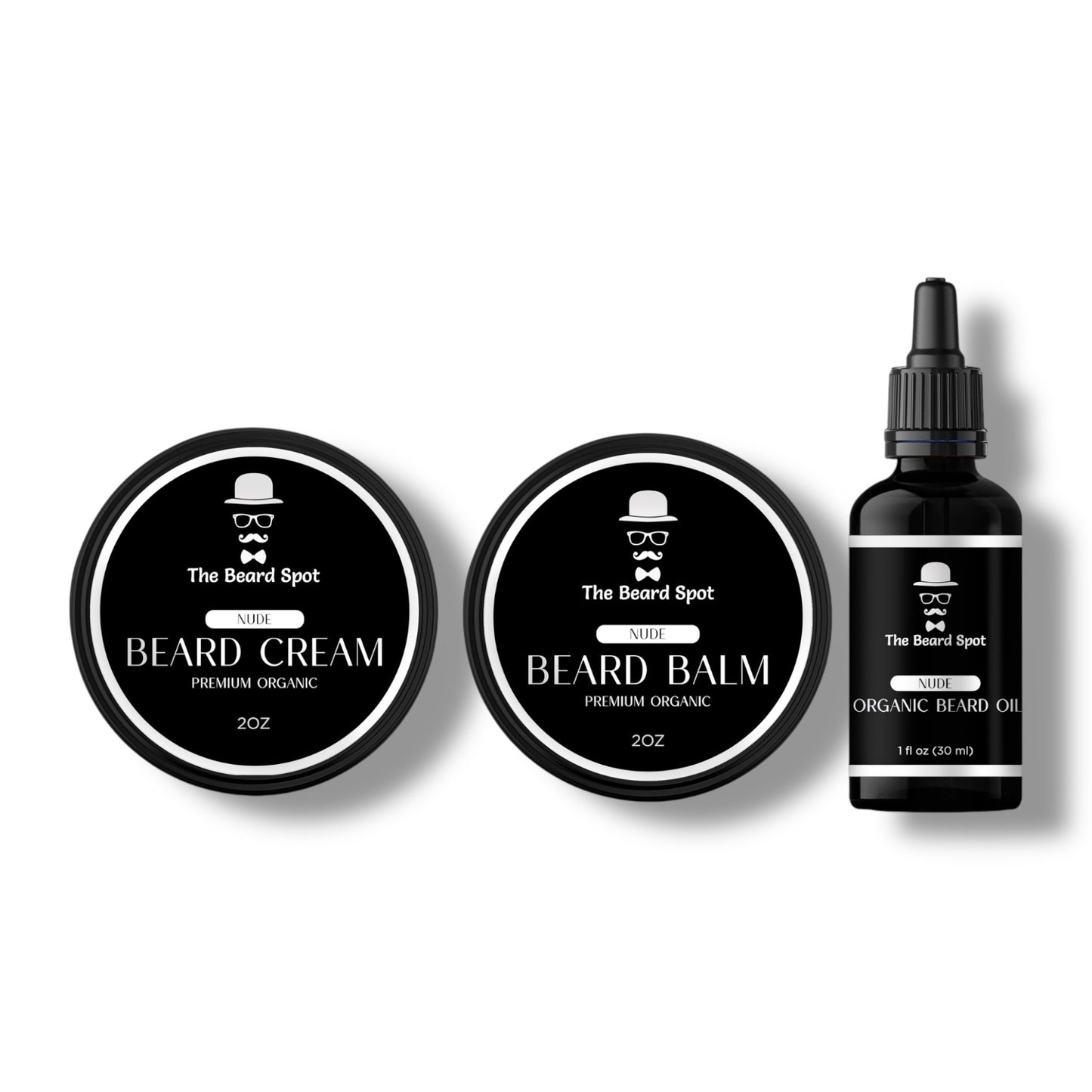 Beard Oil, Balm & Cream Bundle