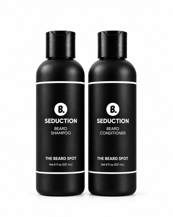 The Beard Spot Seduction Beard Shampoo and Conditioner Wash Set